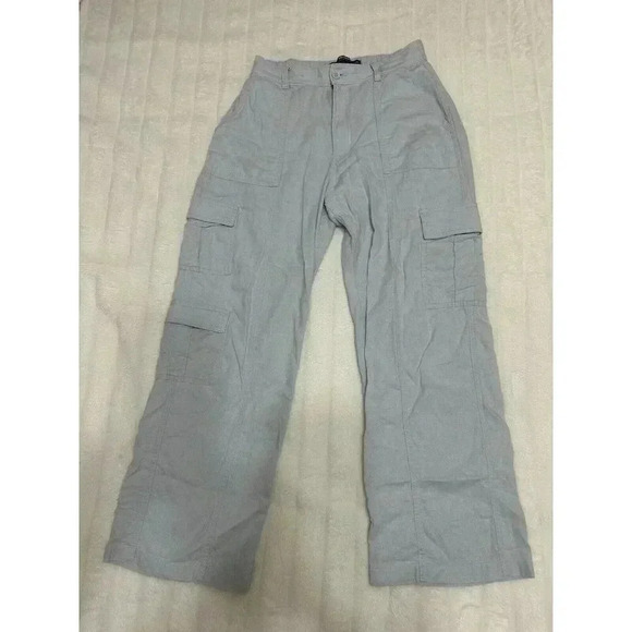 Hollister Pants - Hollister High Rise Baggy Pants Light Blue Size Medium Comfy Travel